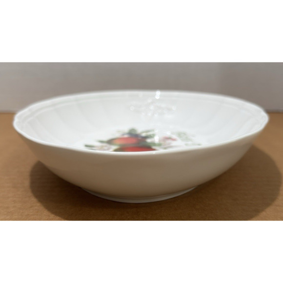 Lenox Orchard in Bloom "Bless This Home" Ceramic Serving Tray 11" x 7. 25" Apple - Picture 3 of 8